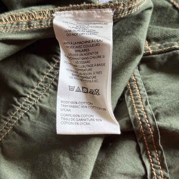 Pilcro Sleeveless Utility Mini Dress - Picture 7 of 7